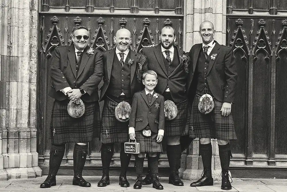 Bedford 1940 film-style wedding edit